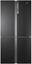 Picture of Haier HTF-610DSN7 French Door fridge / freezer combination black inox