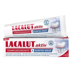 Изображение Lacalut Toothpaste active gum protection & gentle white, 75 ml