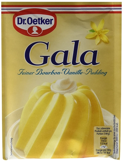 Изображение Dr. Oetker Gala Fine Bourbon Vanilla Pudding, 11-pack (11 x 111 g)