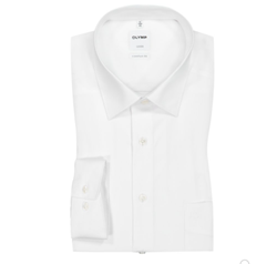 Изображение Olymp Luxor comfort fit shirt, non-iron, white, Size: 49