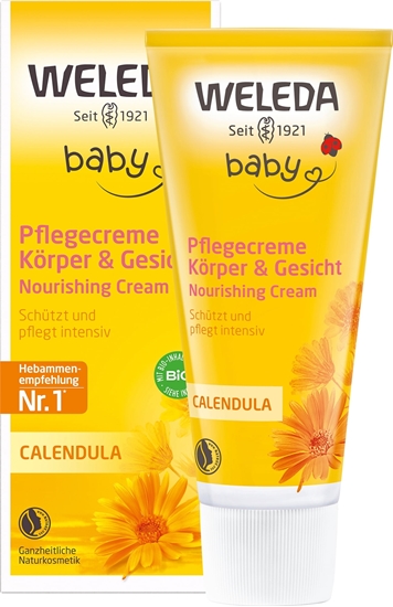 Изображение Weleda baby Calendula care cream body & face, 75 ml