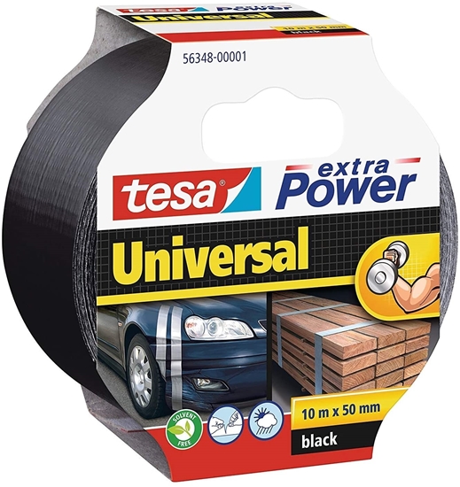 Изображение Tesa Extra Power Universal Fabric Tape (Weatherproof Repair Tape, 10 m x 50 mm), 56348-00001-05