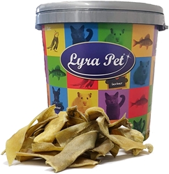 תמונה של 5 ק"ג עור פרה חום זהוב בפינוקים של חטיף מזון לכלבים 30 ליטר Lyra Pet 