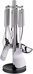 Picture of WMF Profi Plus cookware set (set, 7-piece), Cromargan stainless steel 18/10, incl. Stand