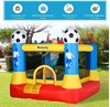 Изображение Outsunny Inflatable Bouncy Castle with , for 2 Children, with Fan for 3-12 Years