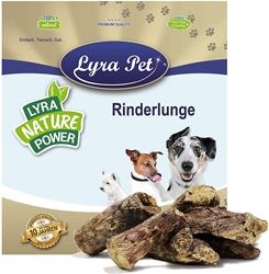 Picture of Lyra Pet  5 kg beef lungs, 5000 g, dried low-fat dog food, chew snack, treat, lungs.
