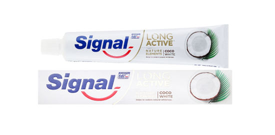 תמונה של משחת שיניים אלמנטים טבעיים פעילים ארוכים 75 מ"ל signal Long Active