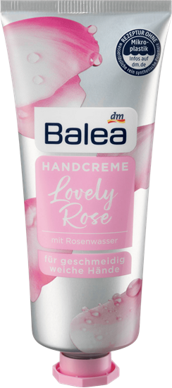 Изображение Balea Lovely rose hand cream with rose water, 75 ml