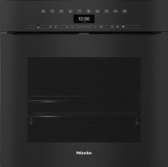 Изображение Miele Built-in oven H 7464 BPX Black, Handleless oven in a perfectly combinable design with food thermometer and LED lighting.