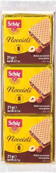 Изображение Schär Noccioli  Hazelnut cream waffle, gluten-free, 63 g