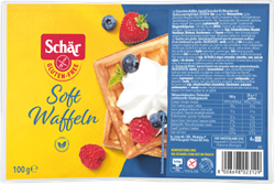 Изображение Schär Soft waffles, gluten-free (4 pieces), 100 g