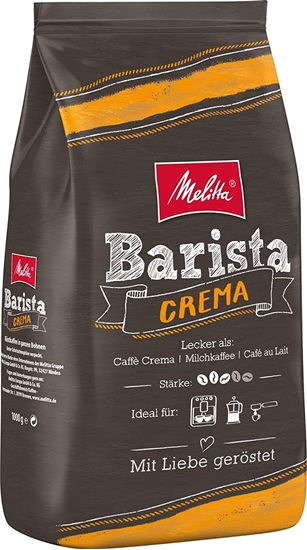 Изображение Melitta whole coffee beans, balanced and harmonious, strength 3, barista crema, 1kg