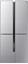 Изображение Gorenje NRM8182MX side-by-side combination, 79.4cm wide, 427L, Cross Door, NoFrost Plus, LED display, stainless steel