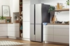 Picture of Gorenje NRM8182MX side-by-side combination, 79.4cm wide, 427L, Cross Door, NoFrost Plus, LED display, stainless steel