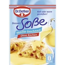 Picture of Dr.Oetker dessert sauce vanilla without boiling for 250 ml