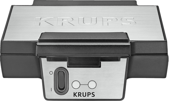 תמונה של  מכונת וופלים FDK251 נירוסטה שחורה Krups 