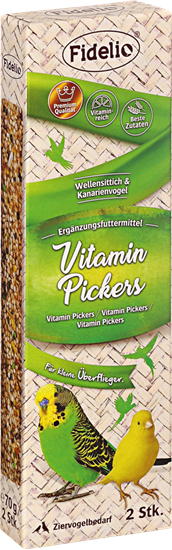 Изображение FIDELIO Snack for pet birds, vitamin pickers, 85 g
