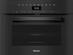 Picture of Miele H 7440 BM Built-in oven with microwave function, obsidian black