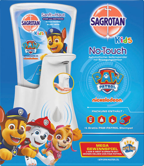 Picture of Sagrotan No Touch Kids soap dispenser incl. Refill pack, 1 pc