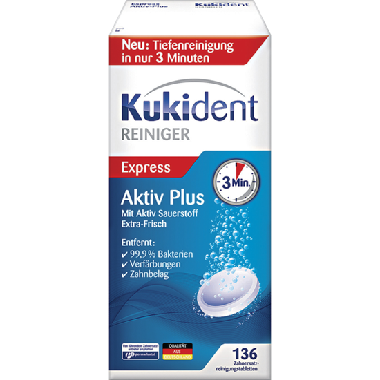 Picture of Kukident AktivPlus denture cleaner tabs