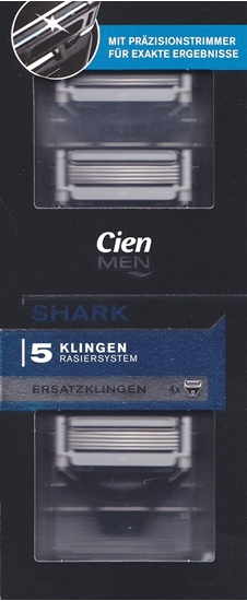 Изображение CIEN Men Shark Replacement Blades - Pack of 4