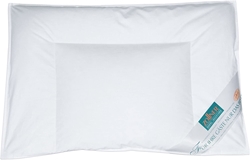 Picture of ZOLLNER Baby pillow, 35 x 40 cm, 90% down, 10% feathers, Oeko-Tex, white