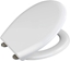 Picture of WENKO Rieti Antibacterial Toilet Seat with Soft-Close Mechanism, Duroplast, 37 x 44.5 cm, White