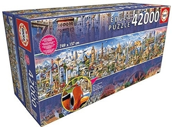 תמונה של מסביב לעולם 42000 יחידות Educa puzzle