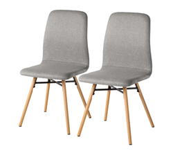 Picture of MØRTEENS Daleras upholstered chair (set of 2)