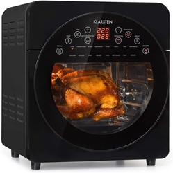 Picture of Klarstein AeroVital Easy Touch Hot Air Fryer, Hot Air Oven, Mini Oven, 1700 W, XXL, Volume 14 Litres, 16 Programs, Cool Touch Housing, 60 Minute Timer / 8 Hours for Drying Function
