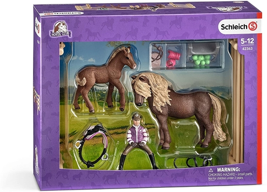 Picture of Schleich rider with Icelandic ponies (42363)