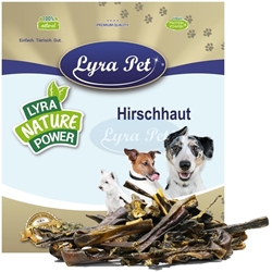 Изображение Lyra Pet 1 kg Deer Skin Chewing Item Dog Food Dental Care Treats Snack Barf
