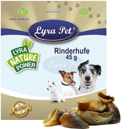 תמונה של חטיף לכלבים , פרסות עגל  4.5 ק"ג  Lyra Pet 