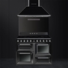 Изображение SMEG TR4110 IBL cooking center, induction hob, black, 110 cm