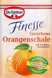 Picture of Dr. Oetker Finesse Geriebene Orangenschale 3x6g