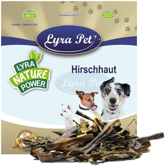 Изображение Lyra Pet 5 kg Deer Skin Chewing Item Dog Food Dental Care Treats Snack Barf