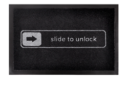 Picture of HANSE HOME Printy Unlock doormat - slide to unlock