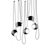 Picture of Flos AIM LED pendant luminaire 5-lamp black black Including built-in wall dimmer by FLOS