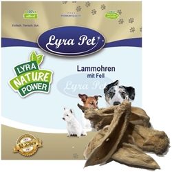 Picture of Lyra Pet lamb ears with fur, 4 kg 