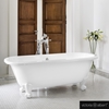 תמונה של אמבטיה אובלית עצמאית מבריקה לבנה / מבריקה לבנה מבפנים Victoria + Albert Richmond 