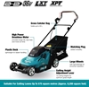 Изображение Makita cordless lawn mower DLM432Z 2x18V (without battery, without charger) 