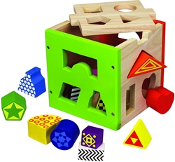 Picture of Eichhorn Shape sorting Box (Multi-Colour)