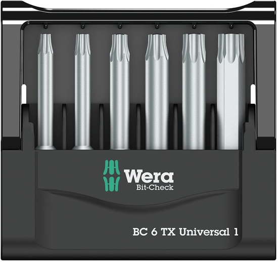 Picture of Wera Bit assortment, bit check 6 universal, TX Universal 1 SB