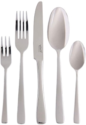 Picture of Villeroy & Boch Vivo Group cutlery set 30 pieces, made of easy-care, rustproof stainless steel cutlery set, silver, table cutlery 30 pieces
