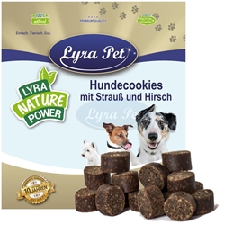 Picture of Lyra Pet 5 kg dog cookies with ostrich and deer