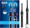 Picture of Oral-B PRO 2 2900 Black Edition Twin Pack Electric Toothbrush, BlaBlack & Soft Clean Replacement Toothbrush Heads (Pack of 6)