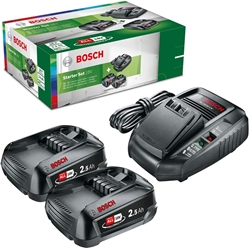 Изображение Bosch Starter Set 18 V (2 x 2.5 Ah Batteries, 18 Volt System, Charger, in Box)