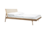 Picture of Double wooden Bed- Fawn II  , Frame Color : Light Oak, , Bed Base: 160x200
