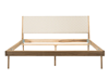 Picture of Double wooden Bed- Fawn II  , Frame Color : Light Oak, , Bed Base: 160x200