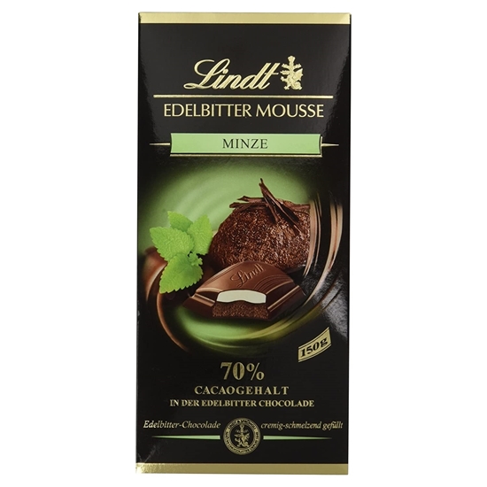 Picture of Lindt & Sprüngli dark chocolate mousse, mint, 150 g